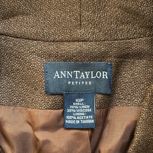 Brown Women's Jacket Linen,Viscose - Picture 3 of 9